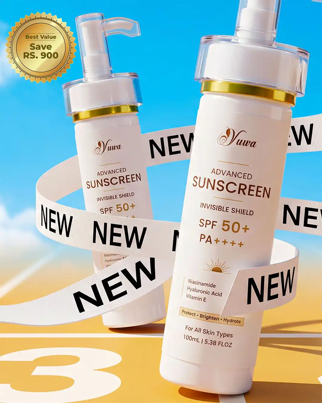 yuwa sunscreen pack of 2